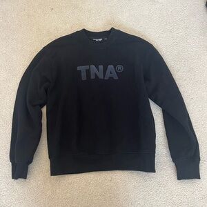 TNA Black Crewneck Sweater
